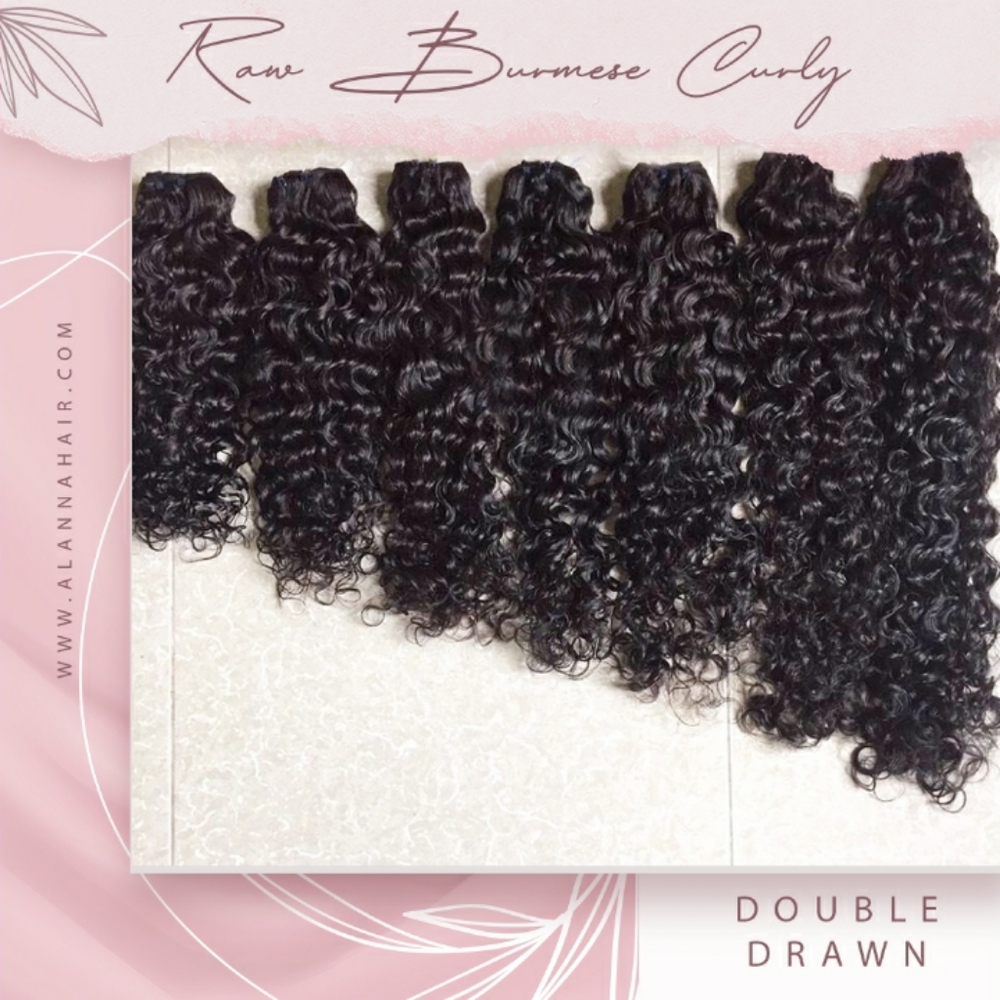 Burmese Curly Hair Bundles